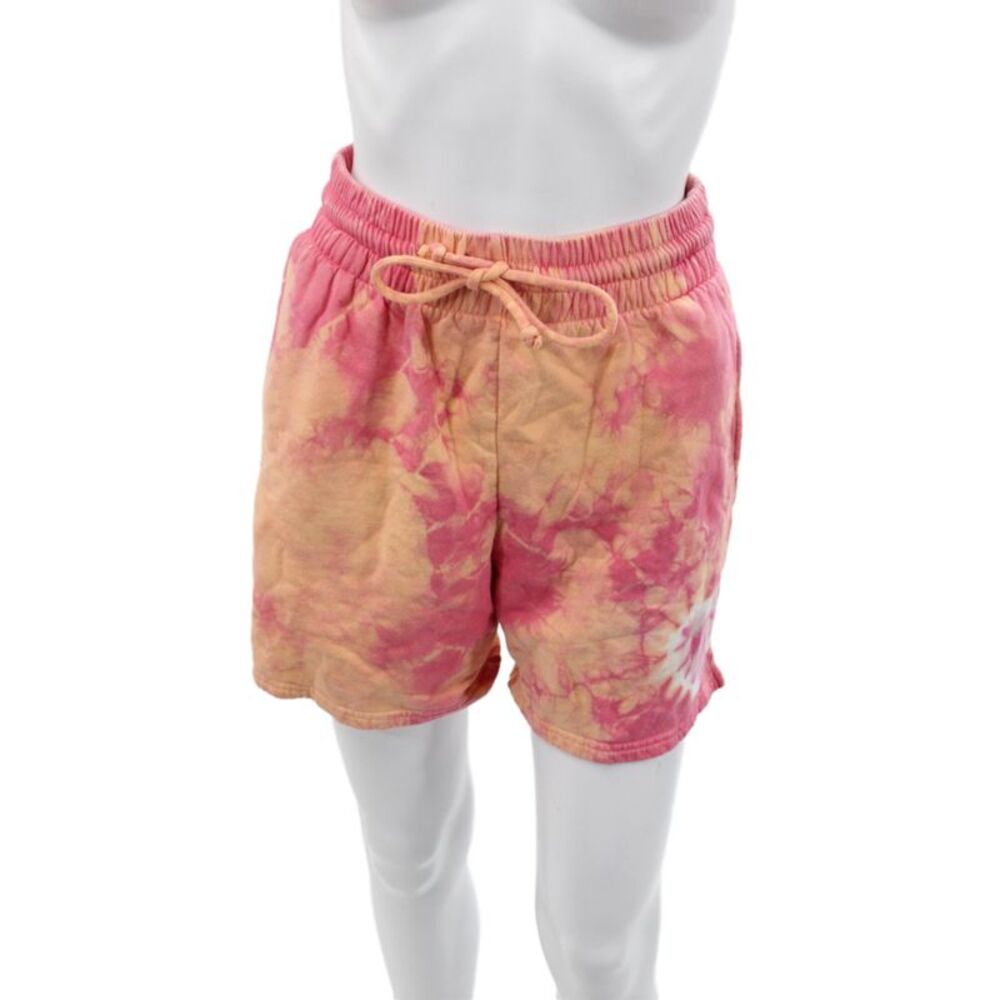 Frankies Bikinis Womens Multicolor Tie-Dye Sweat Shorts Size M
